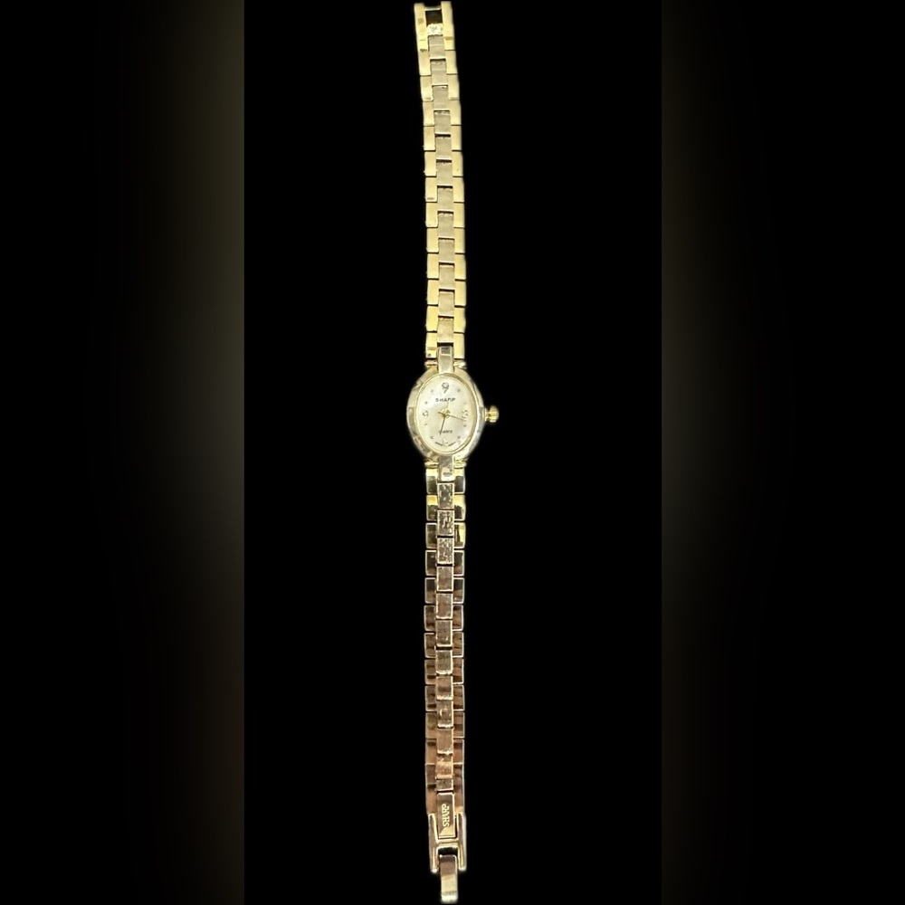 Sharp Gold Toned Women's Watch